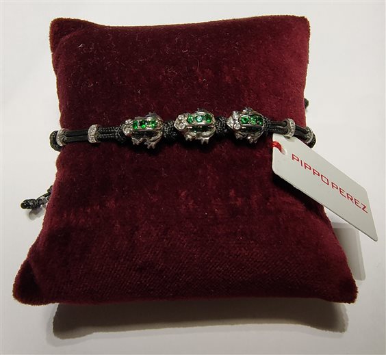 Pulsera Sangiorgi Preziosi Mujer PIPPO PEREZ 3 ELEMENTI RANE in Oro blanco Diamante B172GV3 - B172GV3